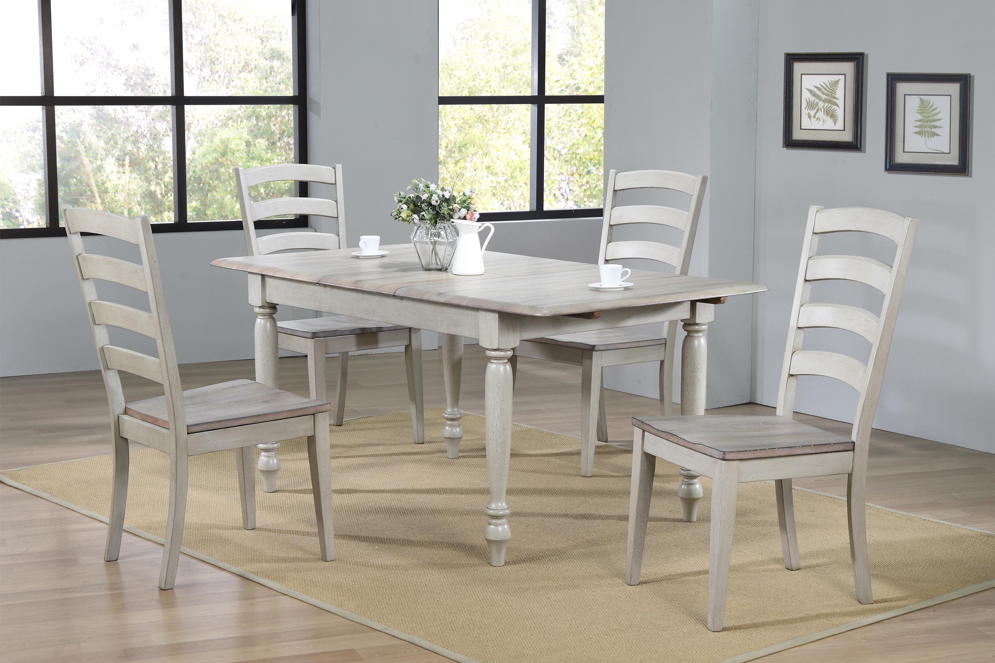 Winners Only Ridgewood Table & 4 Chairs Reeds Furniture Dining 5